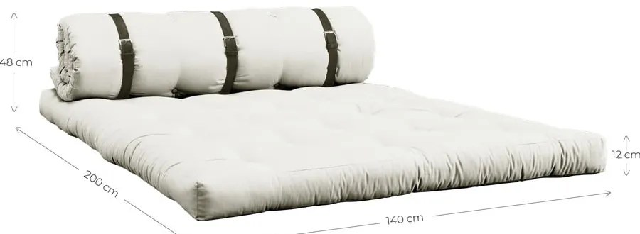 Divano variabile Lino Beige Buckle Up - Karup Design