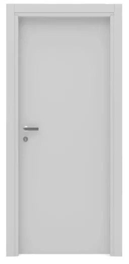 Porta battente Smoke grigio L 80 x H 210 cm reversibile