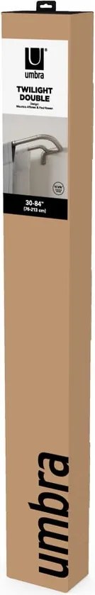 Mantovana doppia estensibile in acciaio 76 - 213 cm Twilight - Umbra