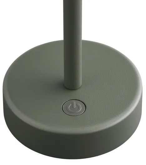 Nordlux - Lampada da tavolo LED ricaricabile dimmerabile ELLEN LED/2,8W/3,7V IP44 verde