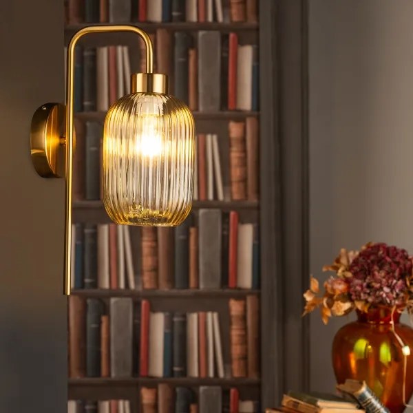 ONLI - Lampada da parete DOROTY 1xE27/15W/230V in ottone