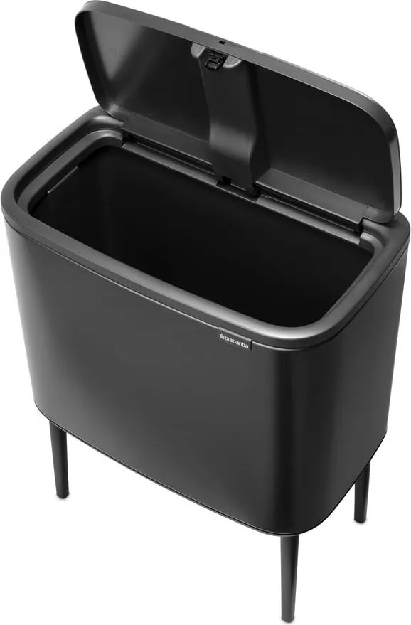 Bidone per rifiuti in acciaio grigio scuro touch 36 l Bo Touch Bin - Brabantia