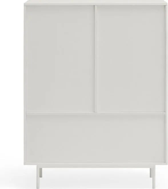 Cassettiera alta bianca 97x130 cm Sierra - Teulat