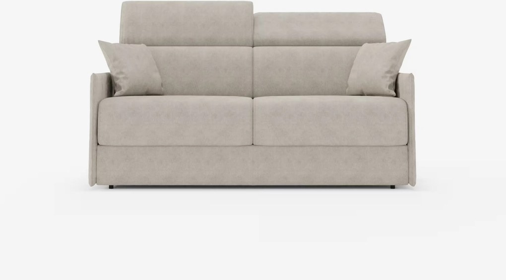 Miryam Divano letto con poggiatesta reclinabili e comfort maxi - design compatto in morbido tessuto smacchiabile T31