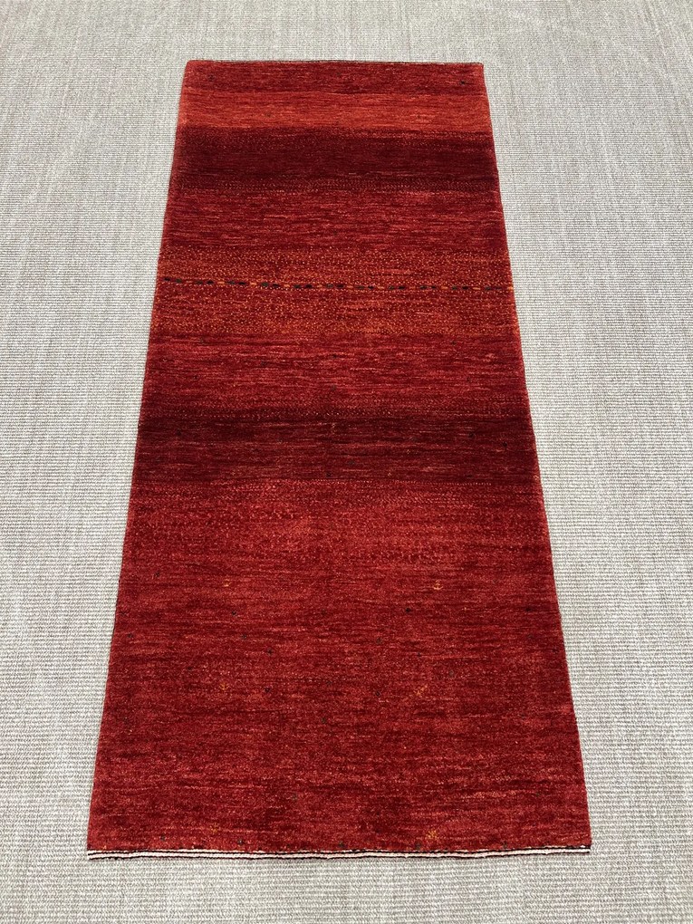 Loribaft Tappeto persiano 80 x 190 Rosso (Iran) Annodato A Mano
