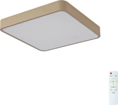 Brilagi-LED dimmerabile plafoniera POOL LED/48W/230V 3000-6000K 50x50 cm beige + telecomando