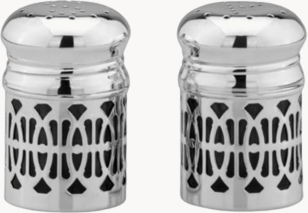 Set saliera e pepiera placcate in argento Dietrich, set da 2