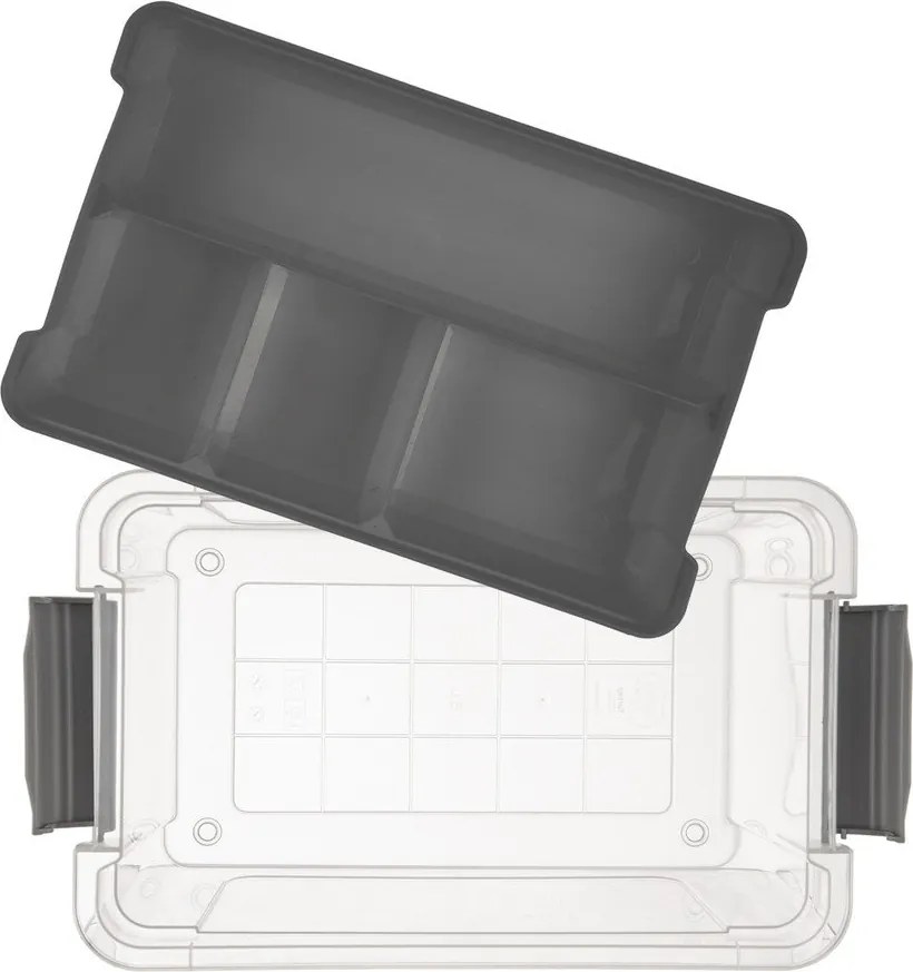 Scatola di plastica con coperchio 35x23x17 cm Multi Stormax - Orion
