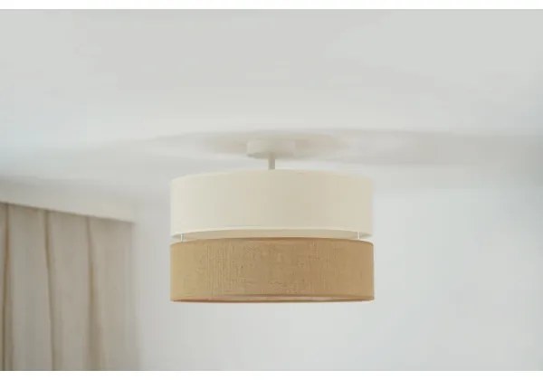 Brilagi - Lampadario a plafone ROYAL YUTE 1xE27/15W/230V diametro 40 cm beige/color crema