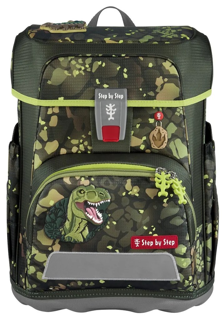 Zaino scuola Step by Step CLOUD, Dino Torex - set 5 pezzi