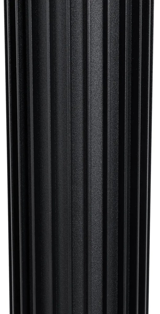 Lampada da esterno a paletto di design nera 80 cm IP44 - Boris
