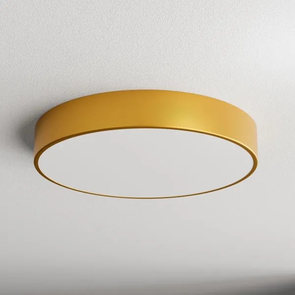 Plafoniera da bagno con sensore CLEO 4xE27/24W/230V Ø 50 cm IP54 dorata