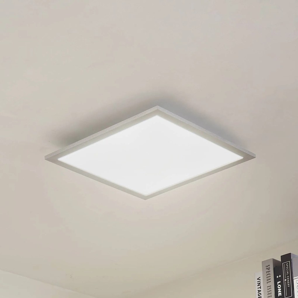 Plafoniera a LED Lyndra Arcchio, dimmerabile, Alluminio / Grigio / Zincato, Soggiorno / Sala da pranzo, Alluminio, Moderno, Plafoniera LED