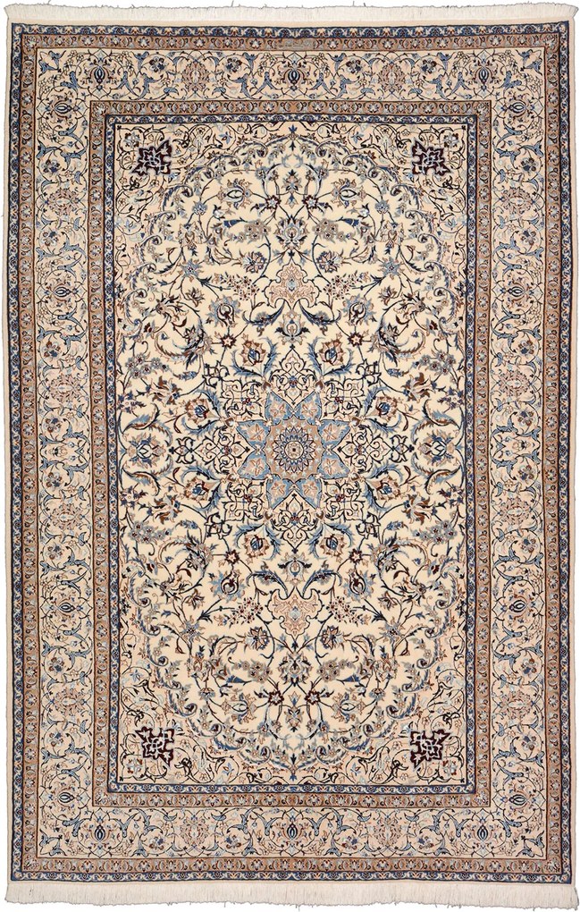 Nain Tappeto 250 x 170 Beige (Iran) Annodato A Mano