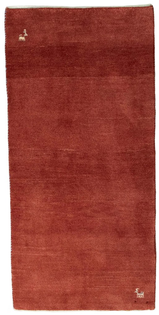 Gabbeh Tappeto persiano 70 x 150 Rosso (Iran) Annodato A Mano
