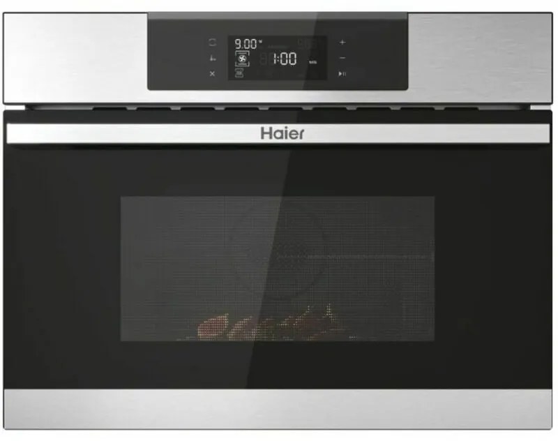Haier Full Touch Serie 2 HWO45NB2H0X1 Forno Microonde da incasso combinato 44 Litri Inox-nero