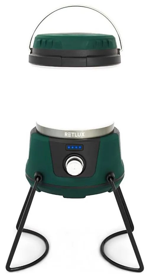 Retlux - Lampada portatile dimmerabile a LED con funzione di power bank LED/3W/4400 mAh IPX2