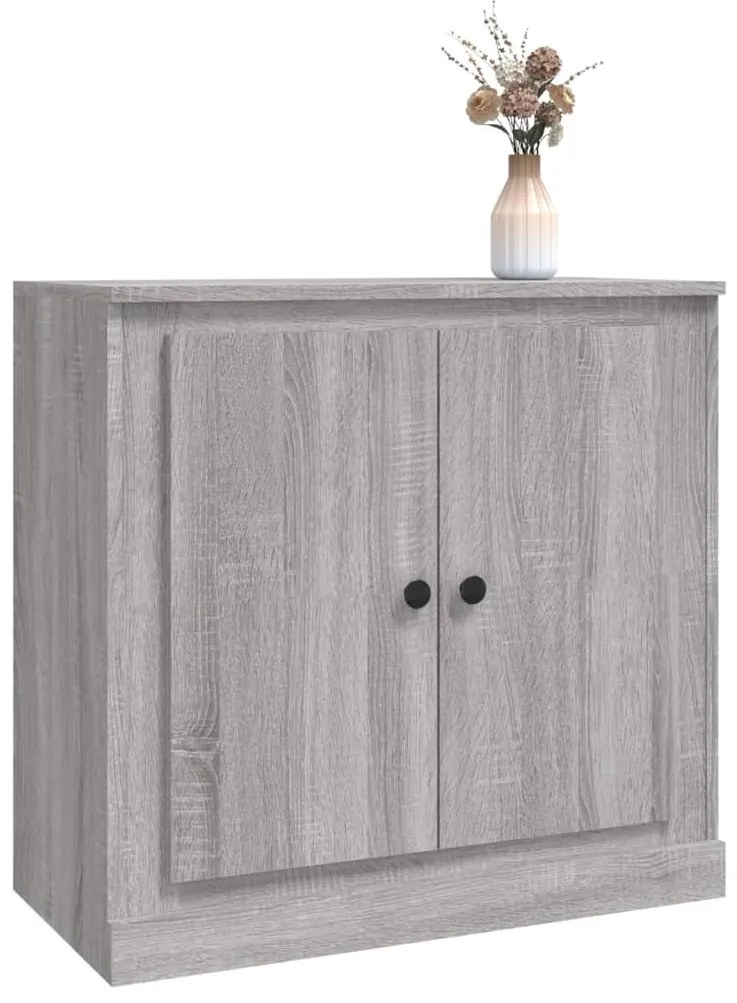 Credenza Grigio Sonoma 70x35,5x67,5 cm in Legno Multistrato