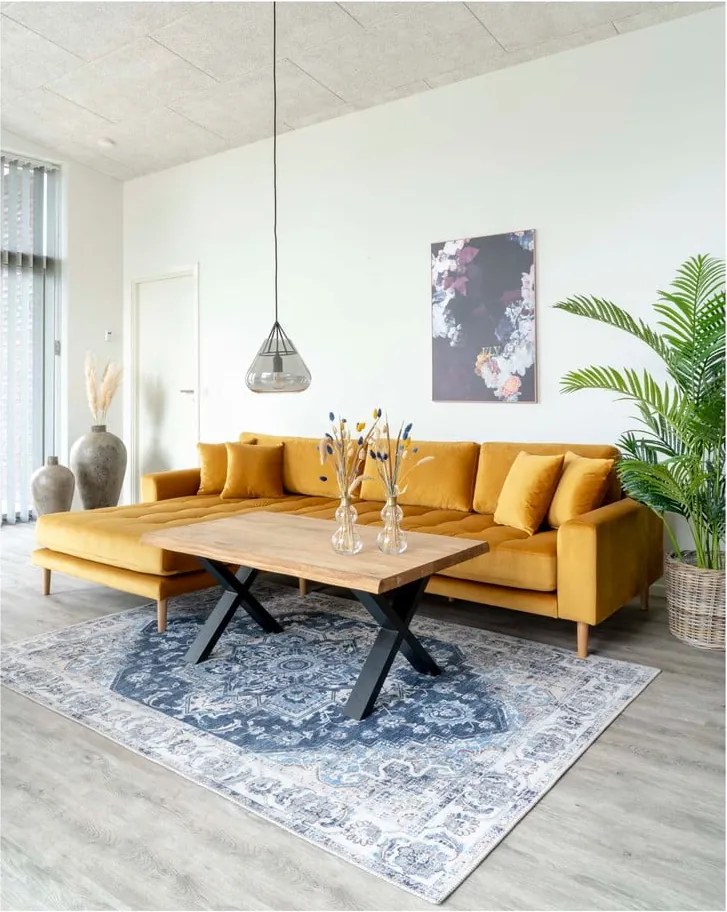 Tavolino con piano in rovere massiccio , 120 x 70 cm Toulon - House Nordic