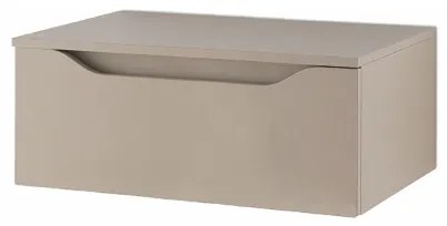 Mobile bagno MIXI H top con lavabo e 3 moduli cassetto tortora