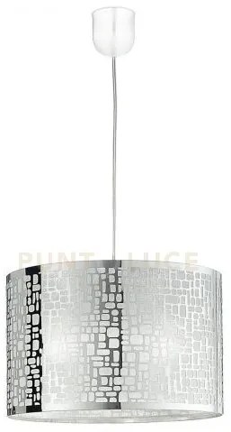 Lampadario a sospensione maya cromo 1 luce attacco e27 35x35x100cm ...