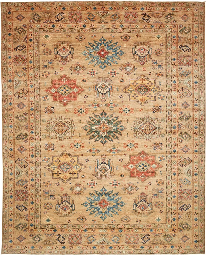 Kazak Tappeto orientale 310 x 250 Giallo (Pakistan) Annodato A Mano