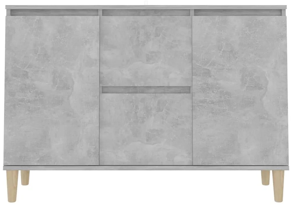 Credenza grigio cemento 103,5x35x70 cm in truciolato