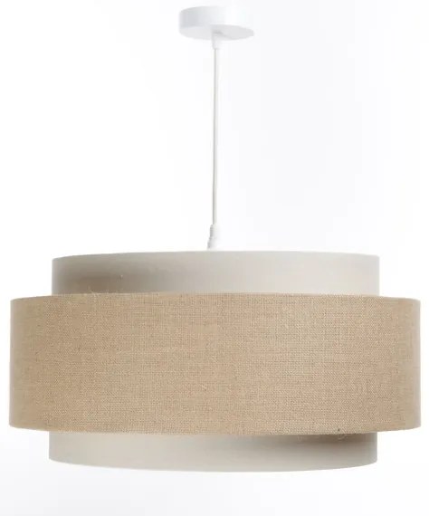 Lampadario a sospensione con filo DOBLO 1xE27/60W/230V beige/color crema
