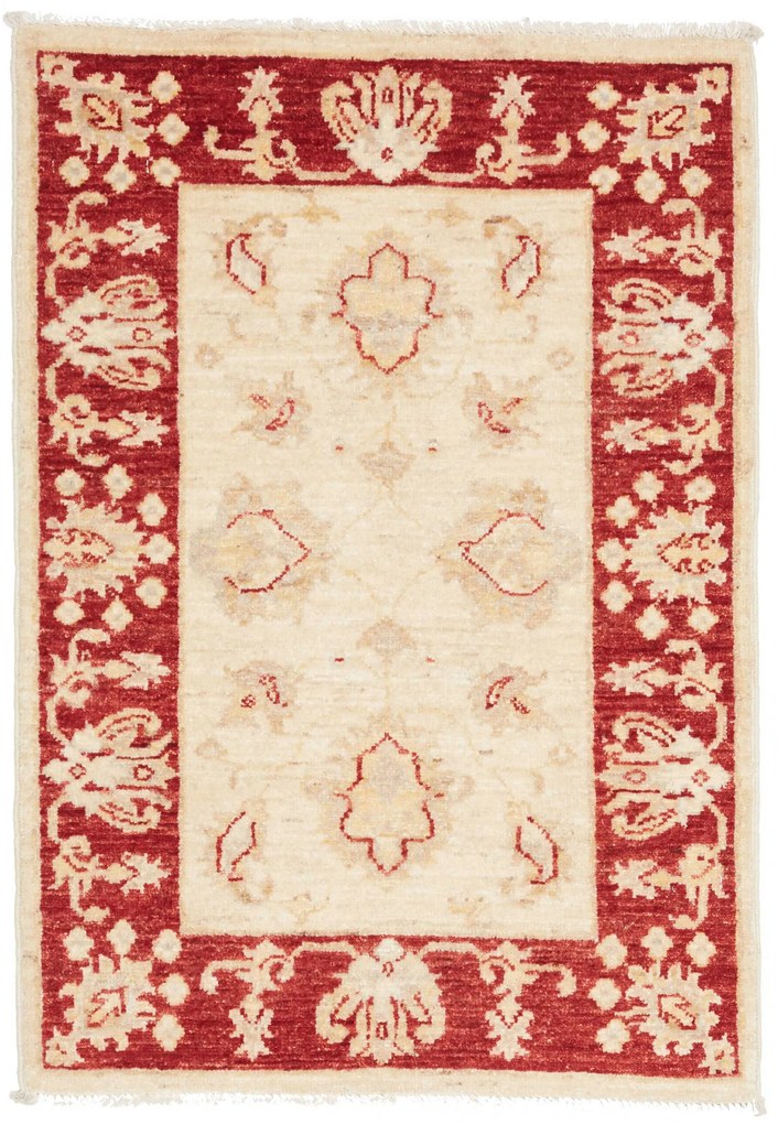 Ziegler Tappeto 90 x 60 Beige (Pakistan) Annodato A Mano