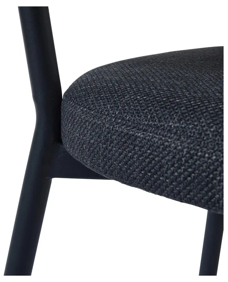 Sedia da pranzo grigio scuro Fowler - Unique Furniture