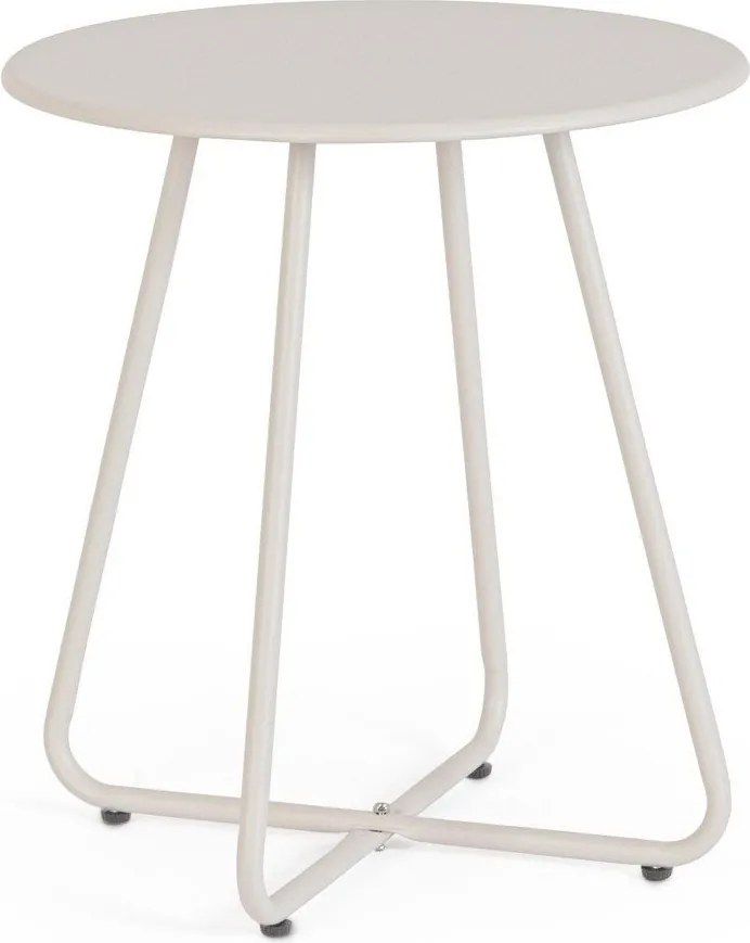 Tavolino da giardino rotondo in acciaio ø 45 cm Jable – Bizzotto