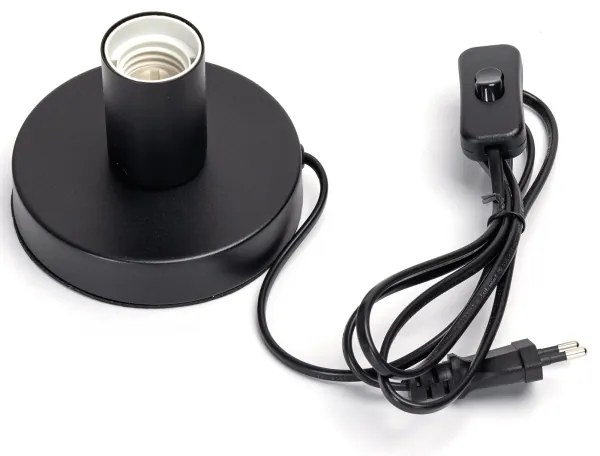 Aigostar - Lampada da tavolo 1xE27/60W/230V nero