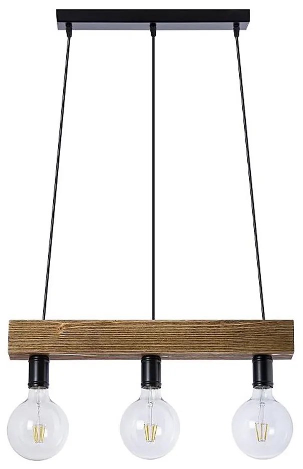 Lampadario a sospensione con filo 3xE27/60W/230V