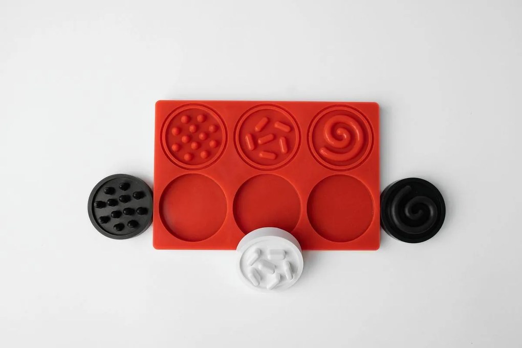 Mom’s Care - puzzle sensoriali - Dischetti a contrasto