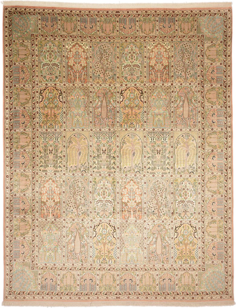 Cashmere Silk Tappeto 240x310 (Indian) Annodato A Mano