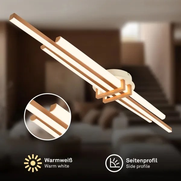 Brilo - Plafoniera LED TINKA LED/30W/230V 3000K ramata