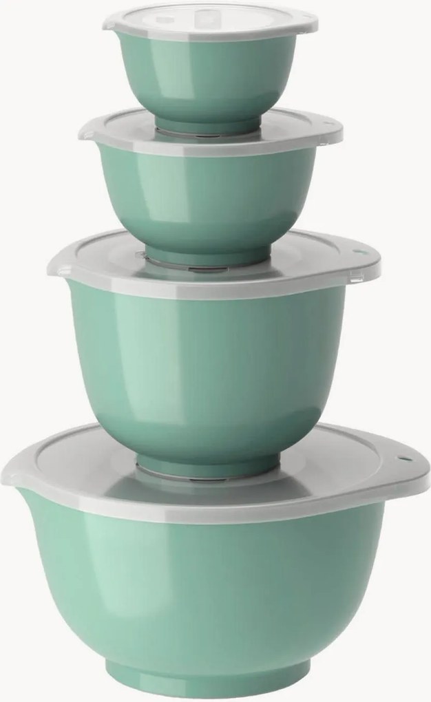 Set di ciotole con coperchi Margarethe, set da 8