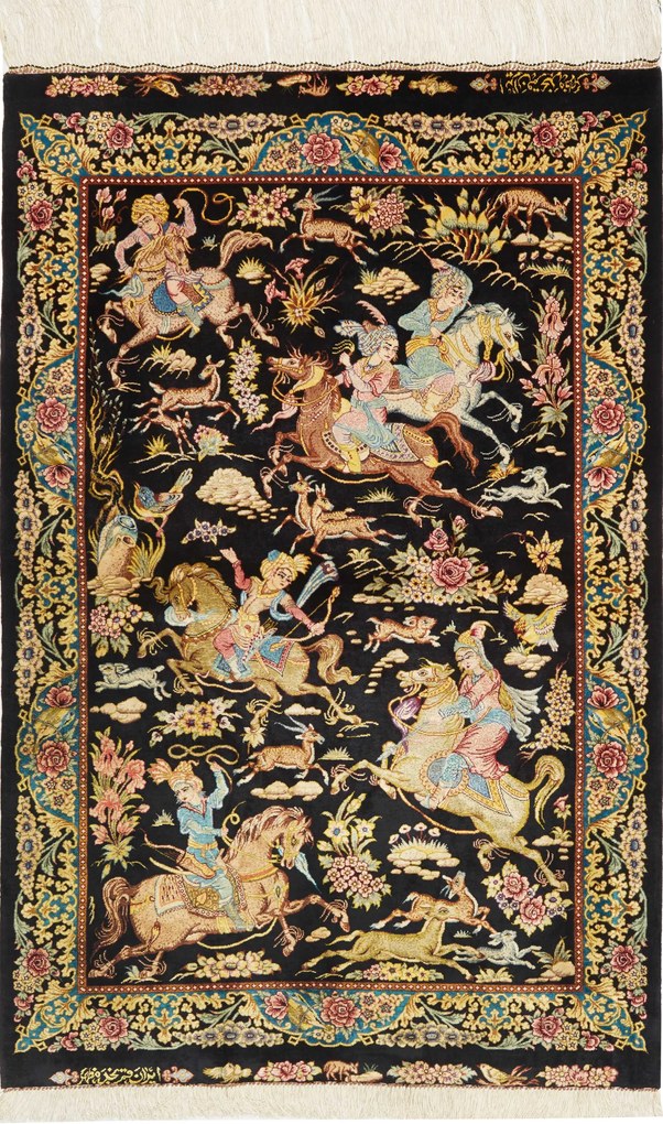 Ghom Tappeto persiano 80x120 (Iran) Annodato A Mano