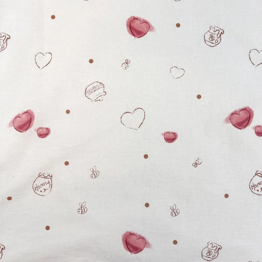 Set copripiumino e federa da bambini bianco in cotone per culla 100x135 cm WTP "Birthday party" – Jerry Fabrics