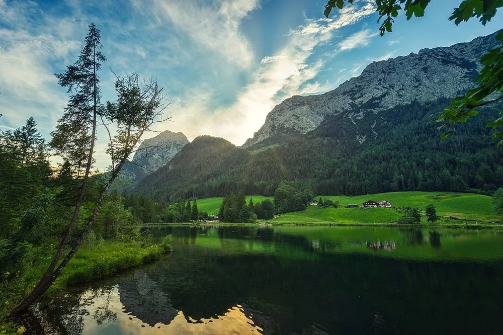 Carta da parati – Vita in montagna