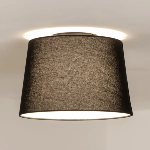 Brilagi - Plafoniera LED CERIA 1xE27/40W/230V Ø 30 cm nero