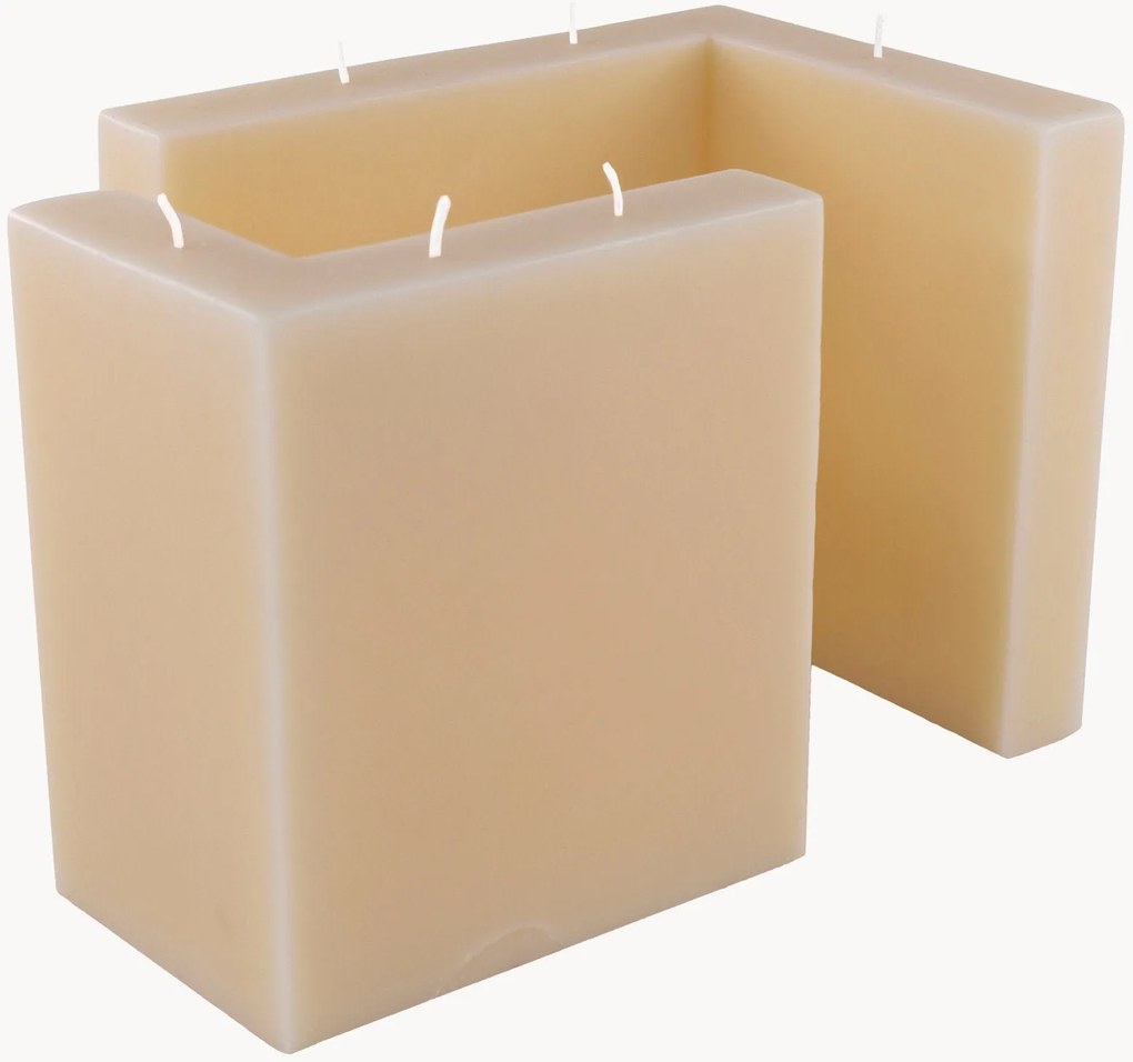 Set di 2 candele fatte a mano X-Lulu