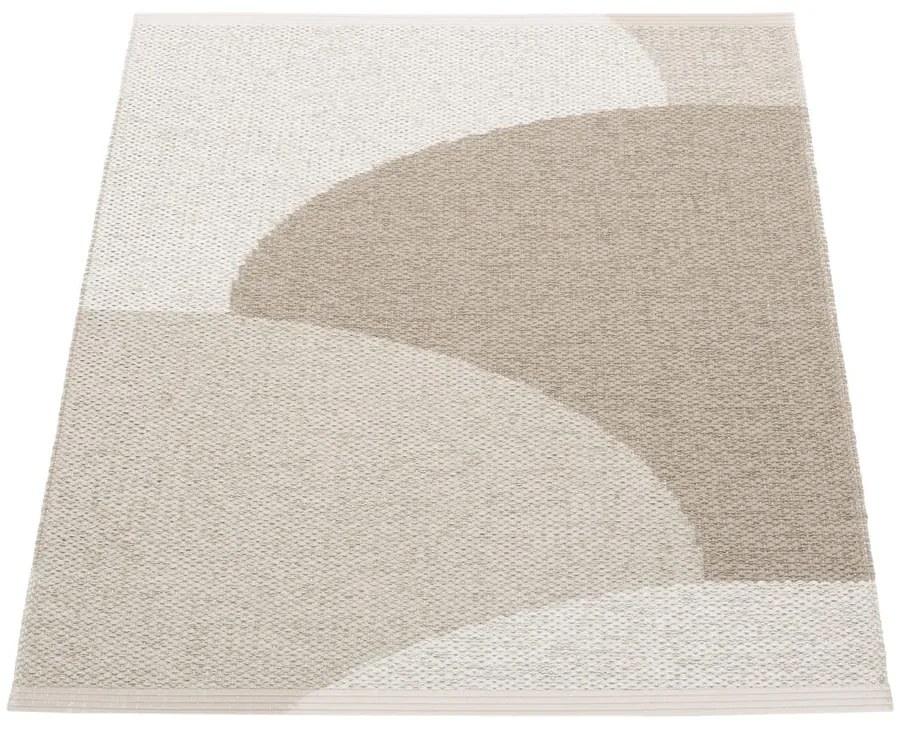 Tappeto da interno/esterno beige 70x90 cm Hill Dark Linen – Pappelina