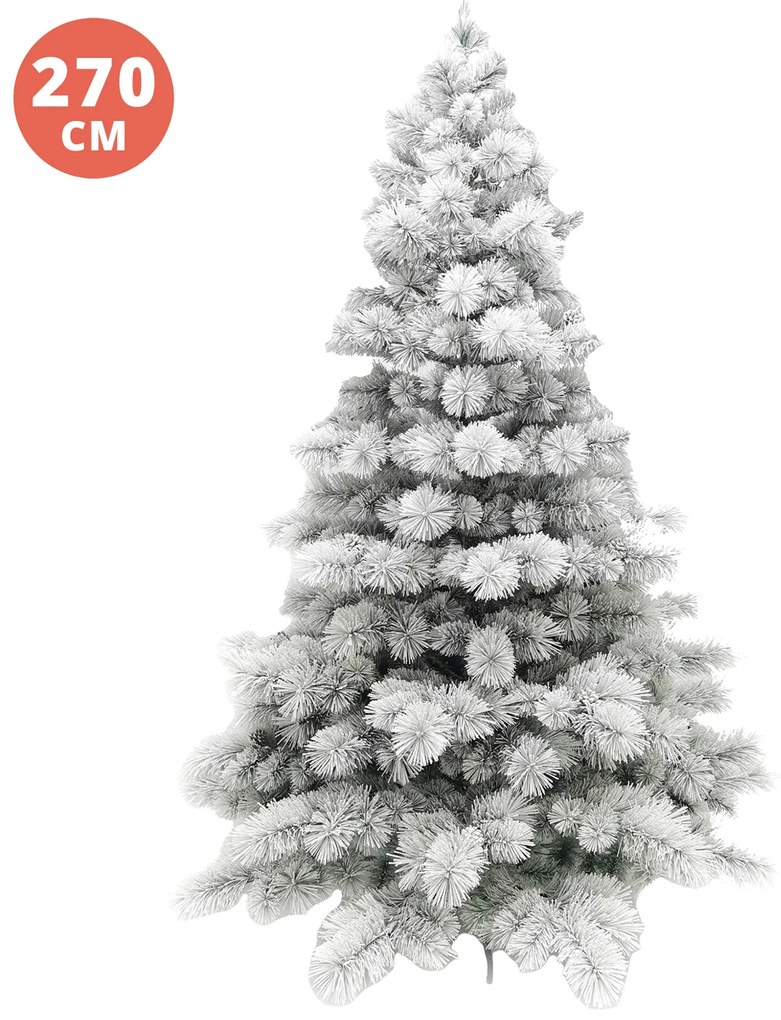 Albero Natale 270 cm innevato Snowbird