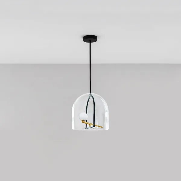 Artemide -  Yanzi SP LED  - Lampadario moderno con diffusore in vetro soffiato