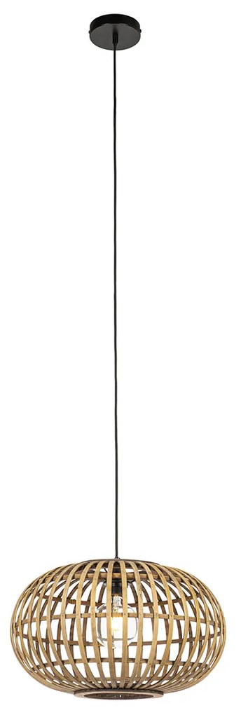 Lampada a sospensione orientale in bambù 44 cm - Amira