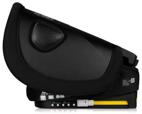 Lionelo - Seggiolino auto pieghevole NELLY i-Size 76-150 cm Nero Carbonio