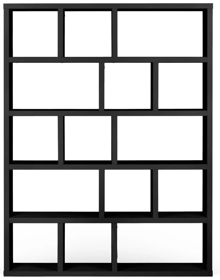 Libreria nera 150x198 cm Berlin - TemaHome