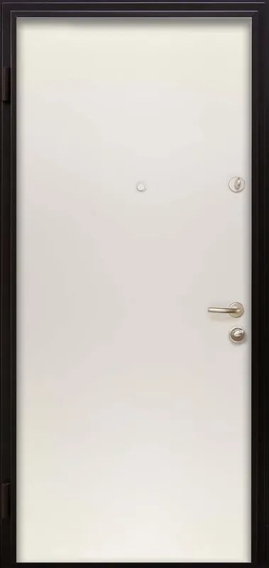 Porta blindata MASTER Stark L 90 x H 200 cm in melaminico noce/bianco, apertura spingere a sinistra, falso telaio incluso
