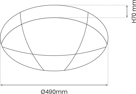 Plafoniera LED dimmerabile BOB LED/40W/230V 3000-6000K + +TC